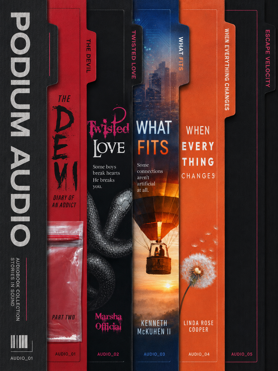 Podium Audio audiobook collection