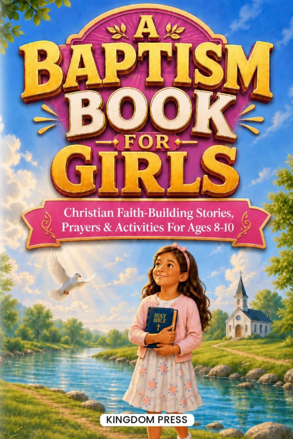 A Baptism Book for Girls by Kingdom Press book cover